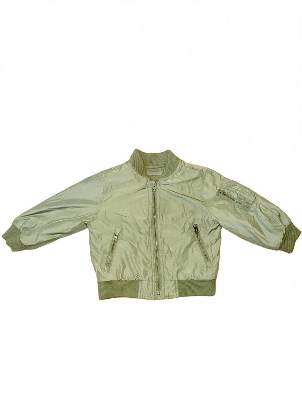 Baby Gap Bomber Jacket Olive Green Toddler 2T